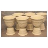 6 Wedgwood Patrician Barlaston double egg cups