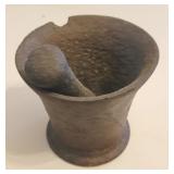 Iron Mortar & Pestle