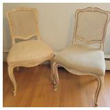 2 Kindel cane back French Provencial chairs