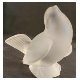 Lalique Crystal Bird Figurine