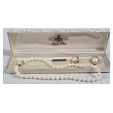 Cultured Pearls, 12 kt gold filled w/ clip