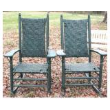 2 Porch rockers - 45 x 27 x 31