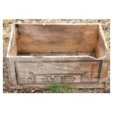 Tanglefoot wood box - 7 x 15.5 x 9.5