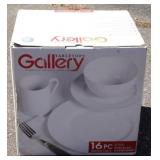 Gallery 16 pc dinnerware in box