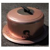 Vintage mid century cake cover - 11"