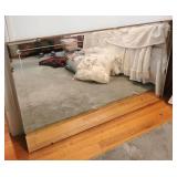 Vintage Mid-Century Etched Wall Mirror