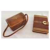 2-piece Lot of Leather Items