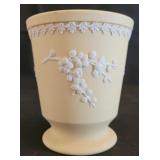 Unusual Wedgwood Yellow Jasperware Vase