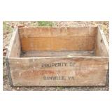 Danville, VA wood crate - 9 x 16 x 24