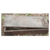 Old wood storage box - 9 x 16 x 24.5