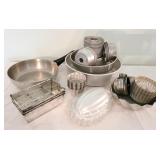 Group lot of cookware and molds