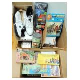 3-box lots of vintage games & puzzles to include