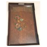 Vintage Wooden Serving Tray