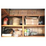 3 Shelf lots assorted items