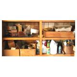 2 Shelf lots assorted items