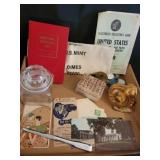 Box Lot of Desk Accessories & More