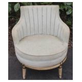 Vintage chair, stained - 28.5 x 26 x 26