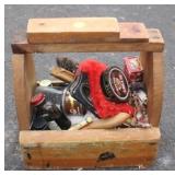 Vintage shoe shine box