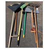 Assorted yard tools