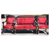 Period Empire 3 pc parlor set