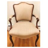 Vintage French Carved Arm Chair