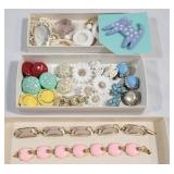 Group Lot of Vintage Costume Jewelry