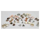 Group lot of Vintage Clip Earrings