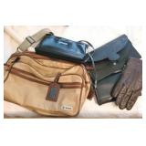 Purses, leather Gloves