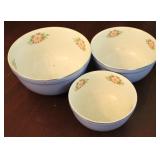 Hall 3 piece mixing bowl set