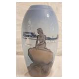 Royal Copenhagen Vase w/ woman