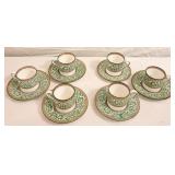 Set of 6 Wedgwood Demitasse Cups & Saucers