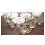 Assorted Heisey Colonial & other glass