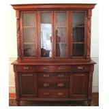 Carlton McLendon acanthus carved cabinet