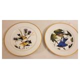Pair of John Ruthven Limited Edition Plates