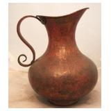 Copper pitcher - 11 x 9