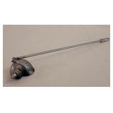 Snail shell candle snuffer pewter