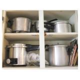 Assorted pots & cookware