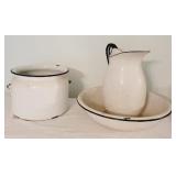 3-pieces of Enamel ware