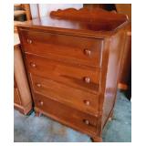 4-Drawer Wooden Chest
