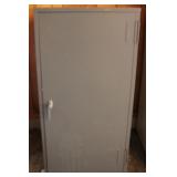 Metal storage cabinet w/ contents