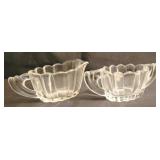 Heisey Crystollite Creamer & Sugar