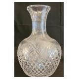 Cut glass water bottle