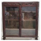 Original finish oak Northwind head bookcase