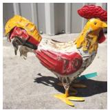 Metal Rooster - 15" tall
