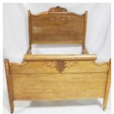 Queen Size Bed - 79" x 56.25" x 55"