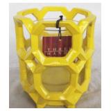 Yellow Three Hands Candle Holder