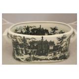 Transferware small tub