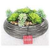 Three Hands Faux Succulents