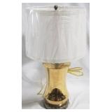 Glass Base Lamp - 26" tall