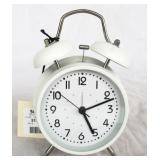 Three Hands Metal Alarm Clock